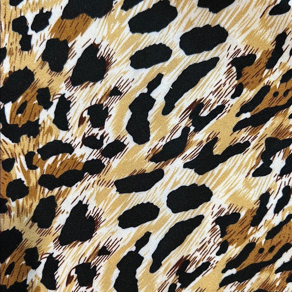 NWOT - FASHQUE STUDIO Leopard Print Women's Duster - Picture 6 of 10